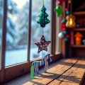 Подвес с лошадкой новогодний (ручная работа)