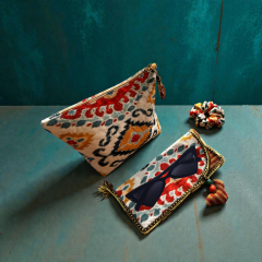Подарочный бокс handmade (косметичка, очечник, резинка для волос)